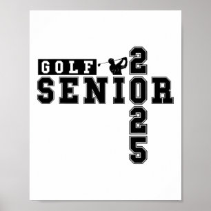 Golf Senior Night Golf Senior 2025 Graduation 57 Poster