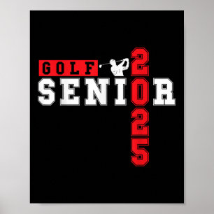 Golf Senior Night Golf Senior 2025 Graduation 9 Poster