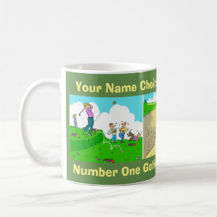 Golf Sequence of Illustrations Coffee Mug