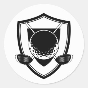Golf Shield Sticker