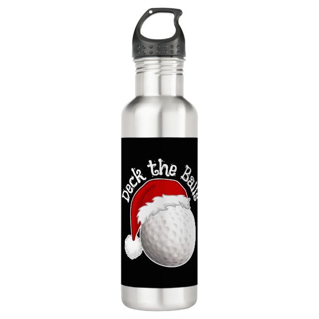 Golf shirt design for Christmas 710 Ml Water Bottle (Front)