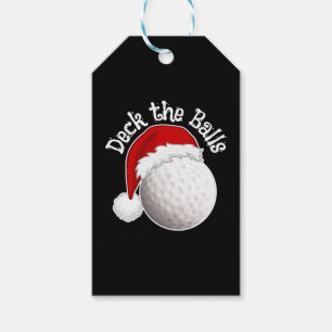 Golf shirt design for Christmas Gift Tags