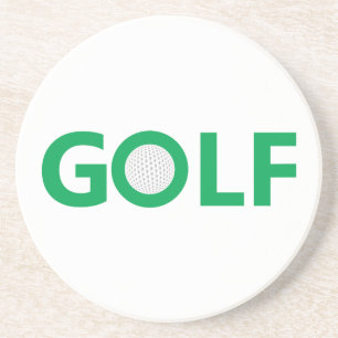 Golf sign coaster