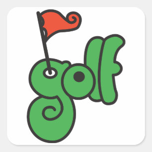 Golf Sign Stickers