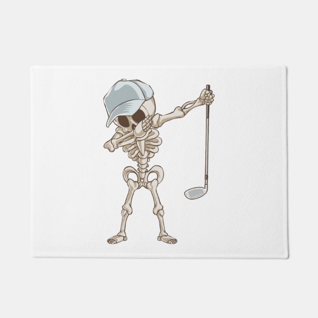 Golf Skeleton Doormat (Front)