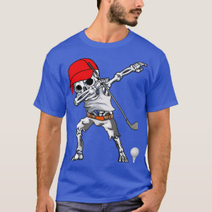 Golf Skeleton Halloween Men Boys Kids Halloween Co T-Shirt