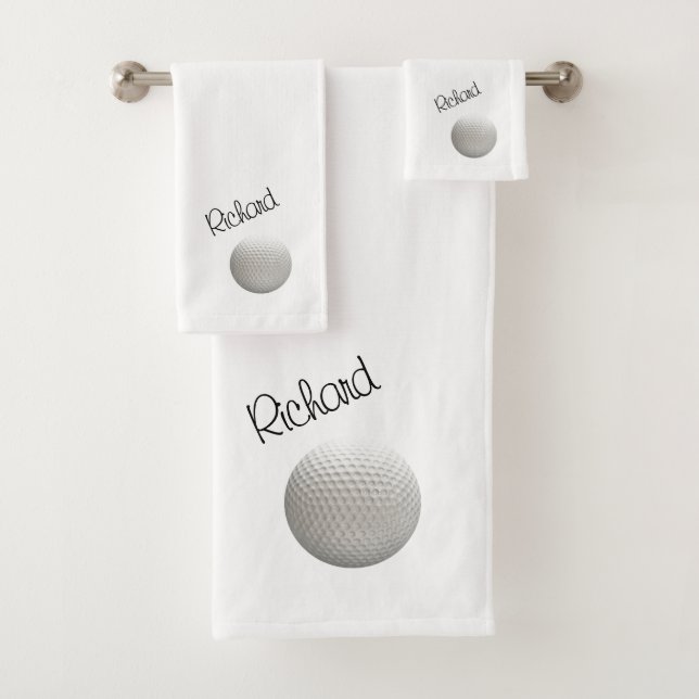 Golf Sport Bath Towel Set (Insitu)