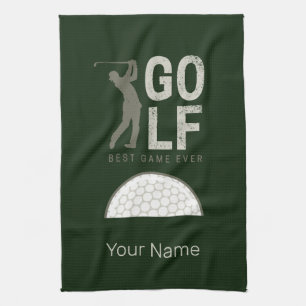 Golf Sport Best Game Ever for Golfers and Coaches Tea Towel