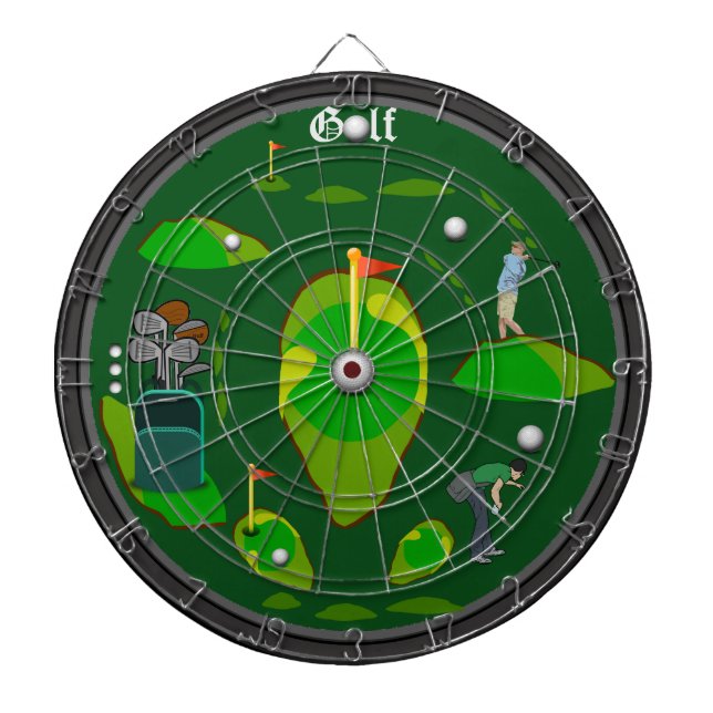 Golf Sports Dartboard (Front)