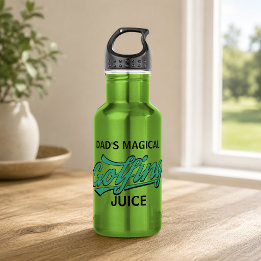 Golf Sports Funny Golfer Dad Magical Golfing Juice 532 Ml Water Bottle