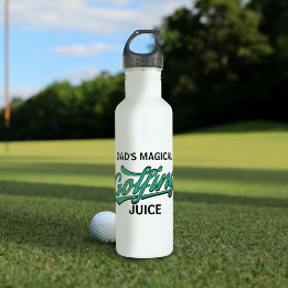 Golf Sports Funny Golfer Dad Magical Golfing Juice 710 Ml Water Bottle