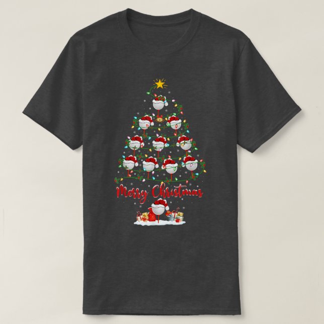 Golf Sports Lover Xmas Matching Santa Golf Christm T-Shirt (Design Front)