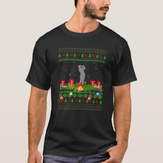 Golf Sports Lover Xmas Santa Ugly Golf Christmas T-Shirt