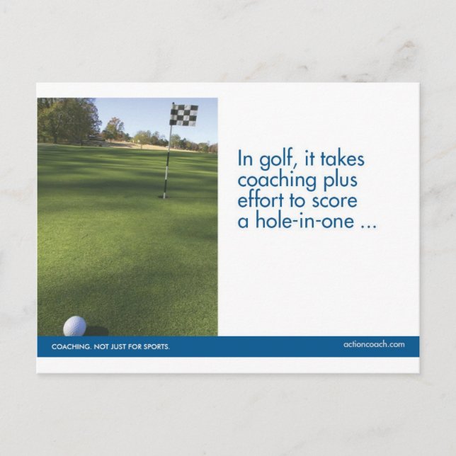 Golf Sports Postcard (Front)