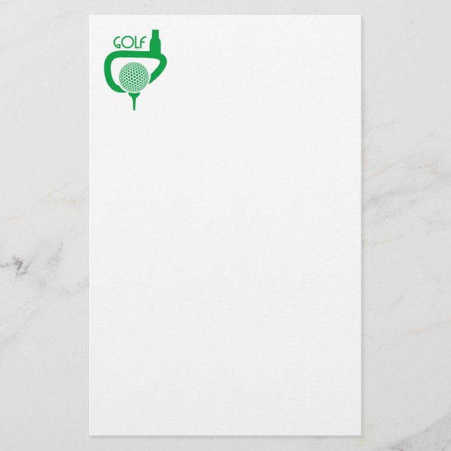 Golf Stationery (Front)