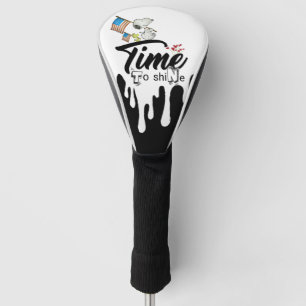 Golf stick fountain, with U.S.A. flag Head Cover