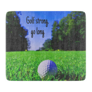 Golf strong go long grass golf ball cutting board