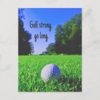 Golf strong go long grass golf ball