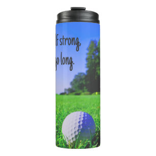 Golf strong go long grass golf ball thermal tumbler