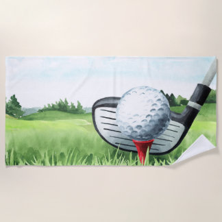 Golf Summer Beach Pool Towel