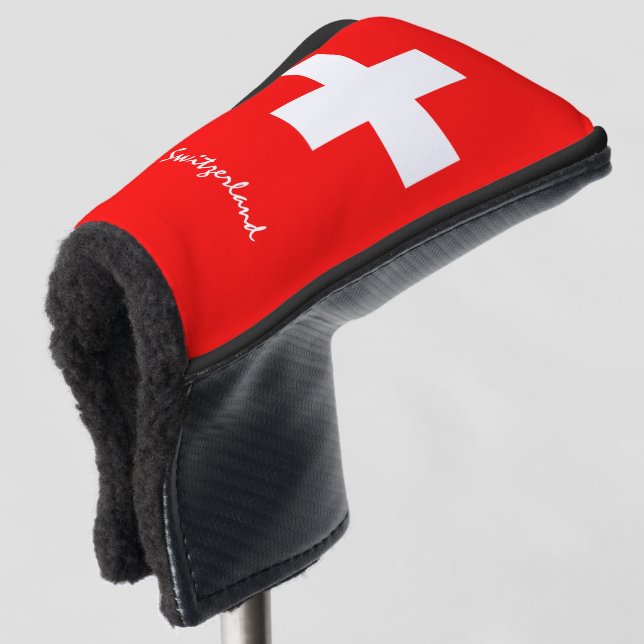 Golf Switzerland & Swiss Flag / Golf Clubs Covers (3/4 Front)
