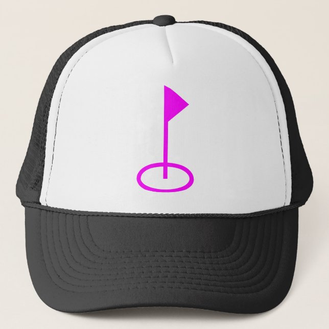 Golf Symbol Trucker Hat (Front)