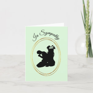 Golf Sympathy Condolence Card