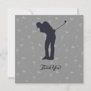 Golf sympathy Thank you golfer Card