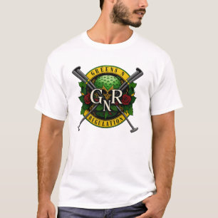 Golf T-Shirt Gun's N Roses Theme
