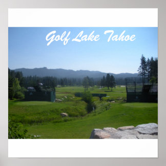 Golf Tahoe Poster "Golfing in Tahoe Collection"