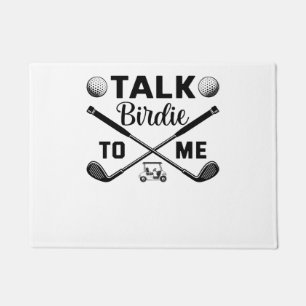 Golf Talk Birdie to Me Funny Doormat