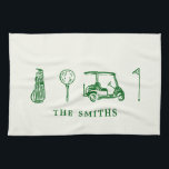 Golf   tea towel<br><div class="desc">Bring the charm of the green into your kitchen with our Golf Kitchen Towel. Perfect for golf enthusiasts, this towel features delightful golf-themed illustrations that add a playful yet sophisticated touch to your home décor. Crafted from high-quality, absorbent materials, our kitchen towel is designed for both style and functionality. Whether...</div>