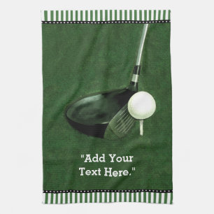 golf tea towel