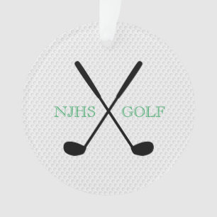 Golf Team Tournament Souvenir Personalised Ornament