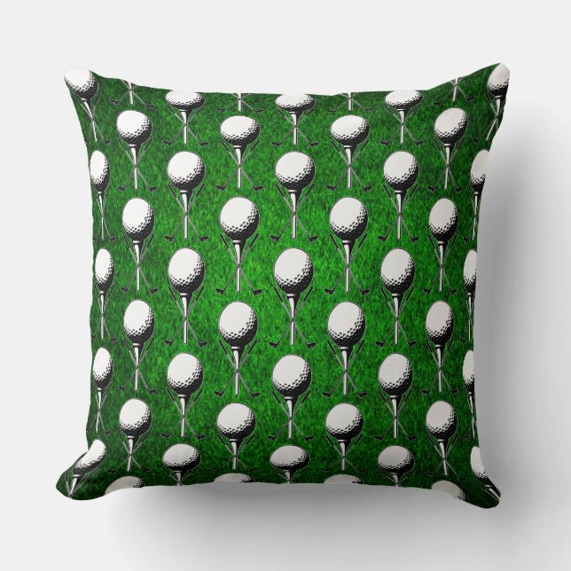 Golf Tee Golf Green Cushion (Front)