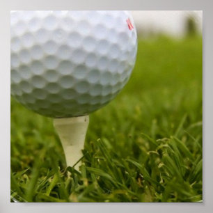 Golf Tee Poster Print