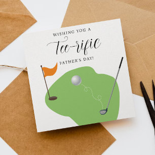 Golf Tee-rific Father's Day Card