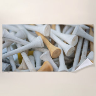 Golf Tees Beach Towel