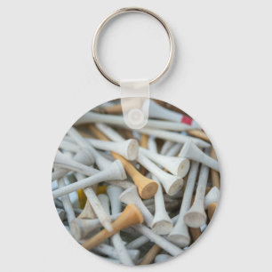 Golf Tees Key Ring