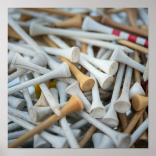 Golf Tees Poster