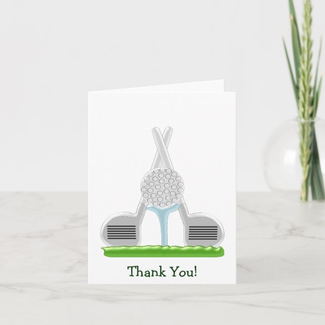 Golf Thank You Card (Front)