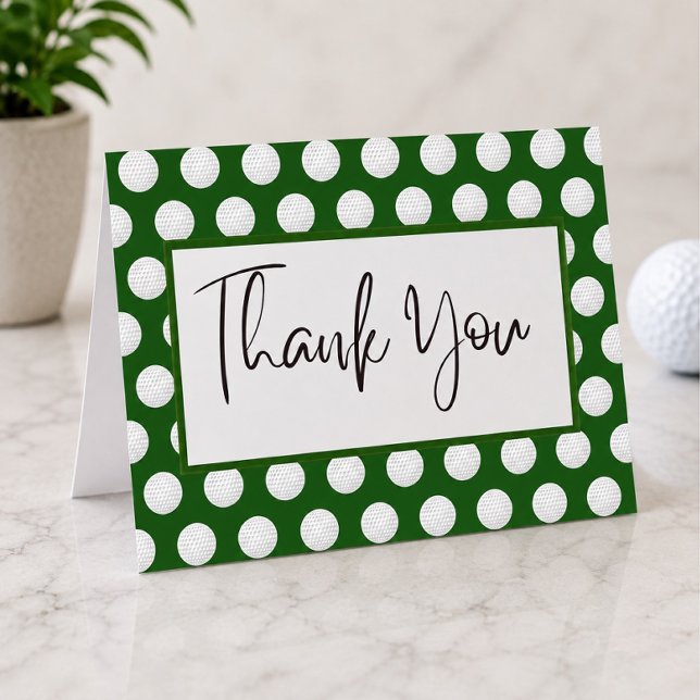 Golf  thank you card (Creator Uploaded)