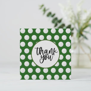 Golf thank you card