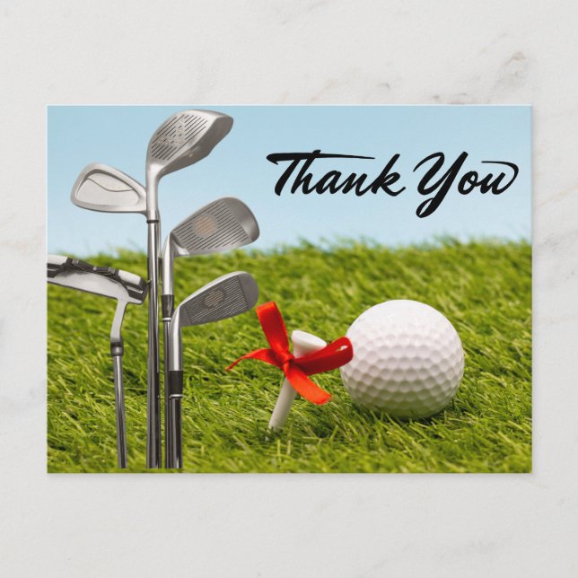 Golf  Thank you card  (Front)