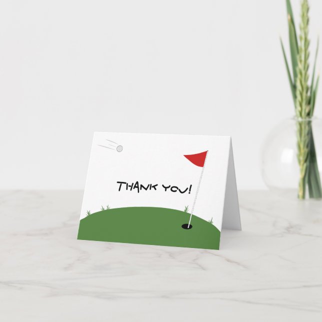 Golf Thank You Card (Front)