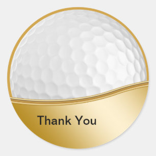 Golf Thank You Stickers
