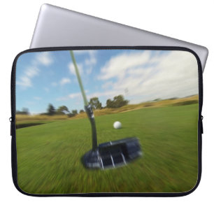 Golf The Long Motion Putt, Laptop Sleeve