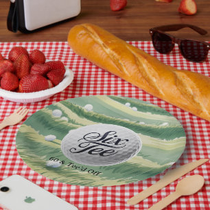 Golf Theme 60 & Tee’d Off Birthday Party Paper Plate