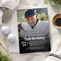 Golf Theme 75th Birthday Party Photo
