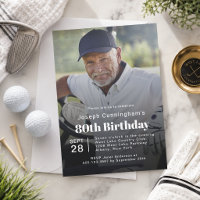 Golf Theme 80th Birthday Party Photo